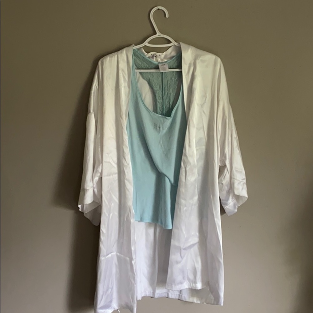 Bride tank & robe